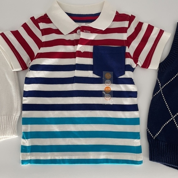 NEW WITH TAGS GYMBOREE Lot of 12-18M boys sweater shirt dressy - Picture 3 of 7